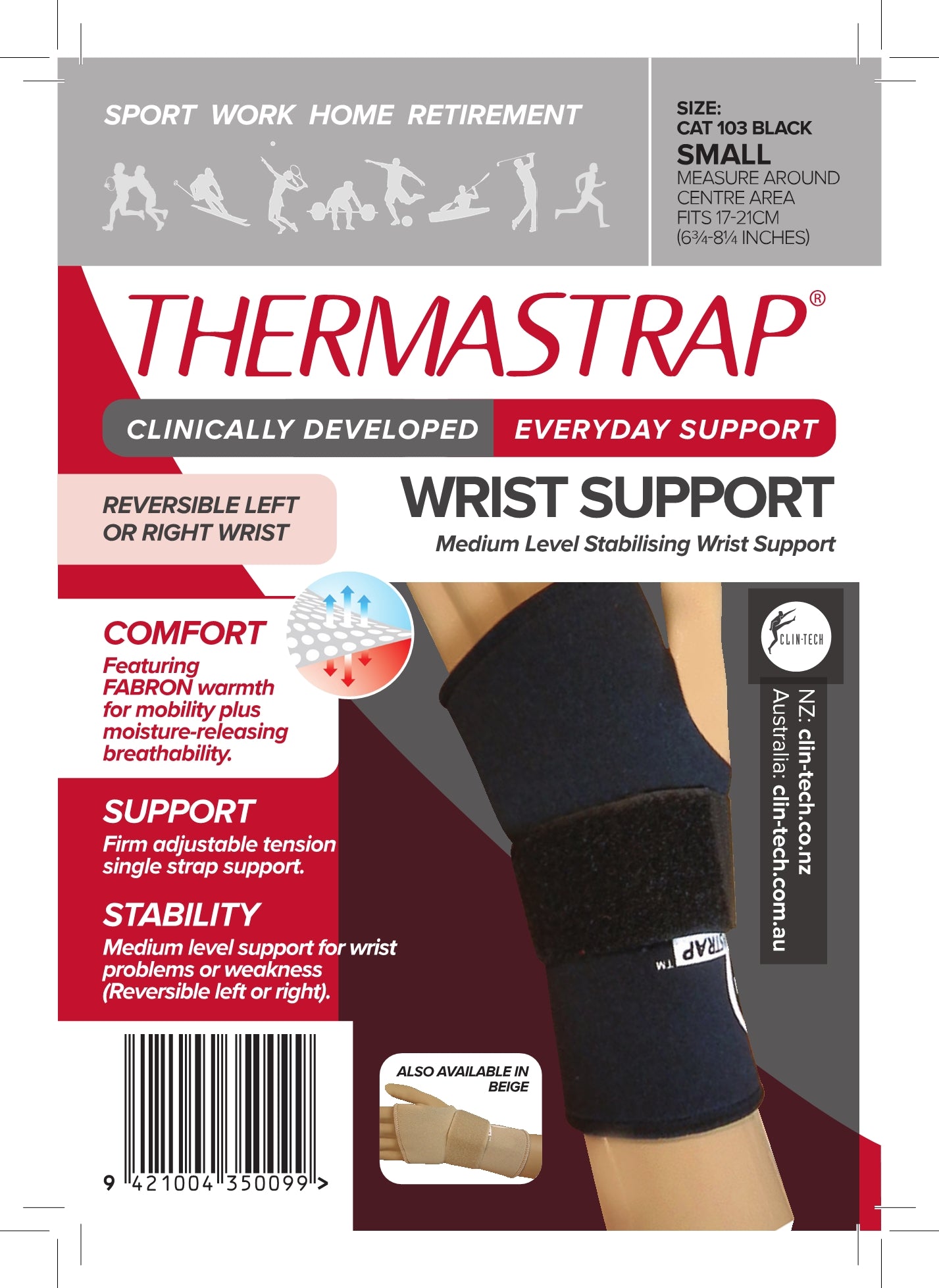 Thermastrap Wrist Support