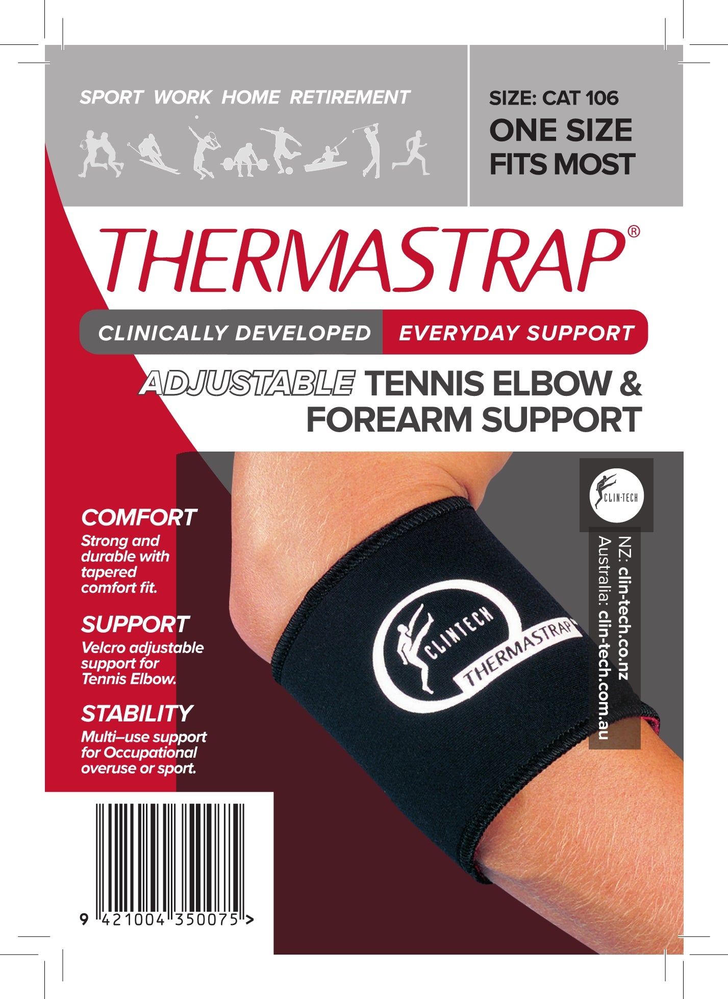 Thermastrap Tennis Elbow/Forearm Support