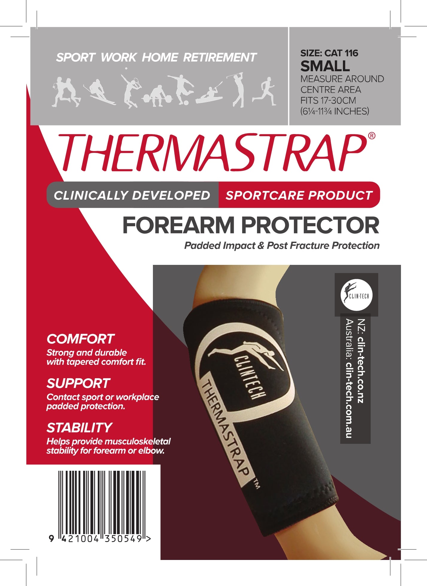 Thermastrap Forearm Padded Support