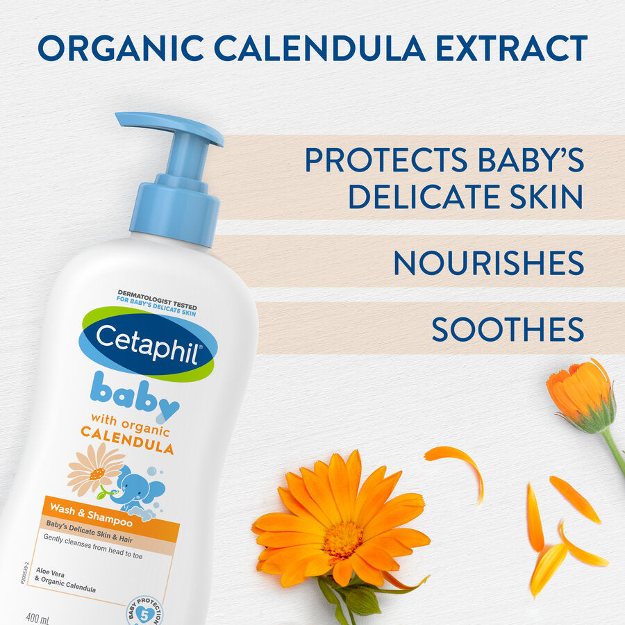 Cetaphil Baby Gentle Wash With Organic Calendula