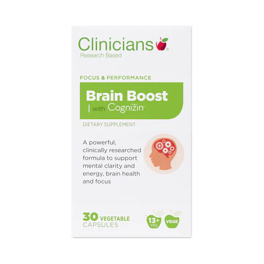 Clinicians Brain Boost with Cognizin 30 capsules