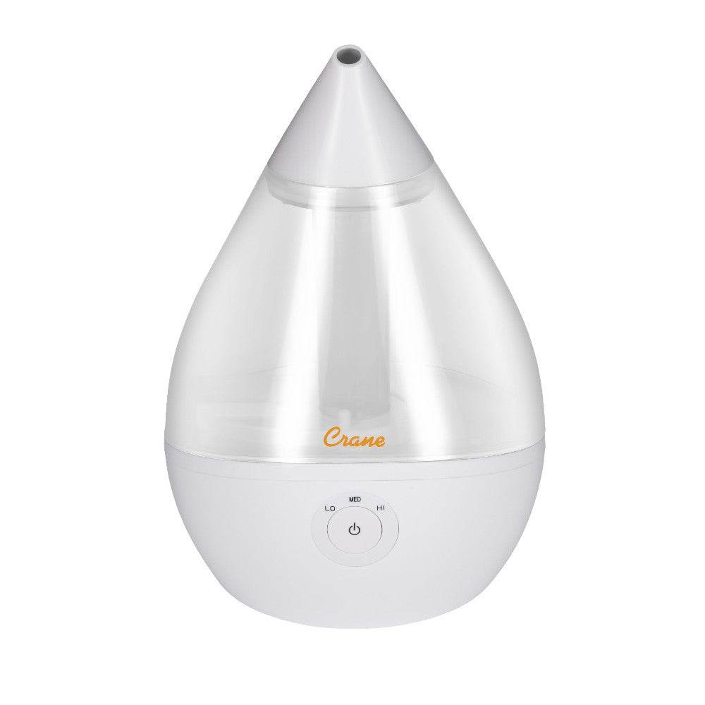Crane Droplet Cool Mist Humidifier 1.9L Clear