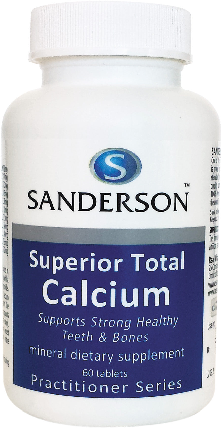 Sanderson Superior Total Calcium 120 Tablets