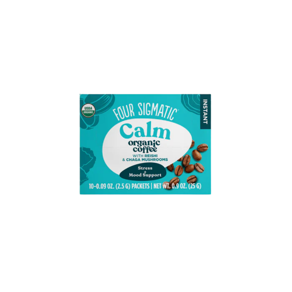 Four Sigmatic Calm Organic Instant Coffee with Reishi 10 sachets box