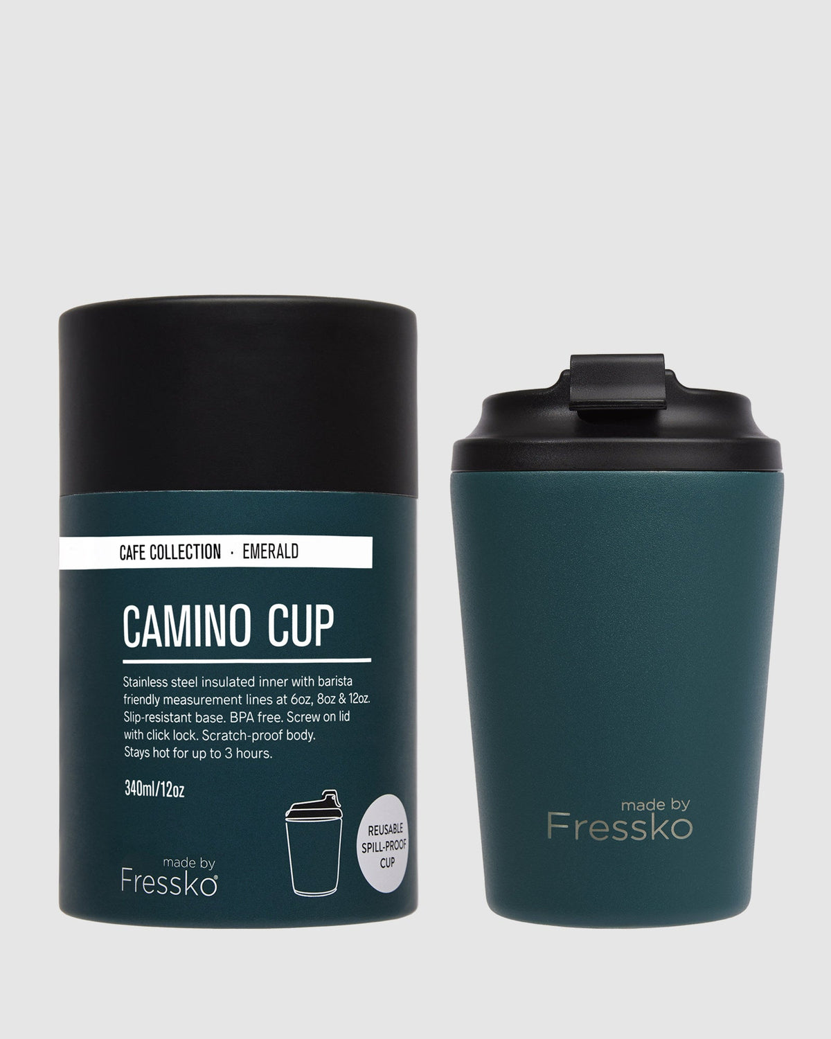 Fressko Camino Reusable Cup Emerald 340ml