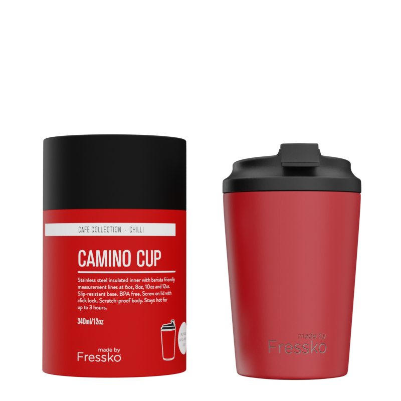 Fressko Camino Reusable Cup Chilli 340ml