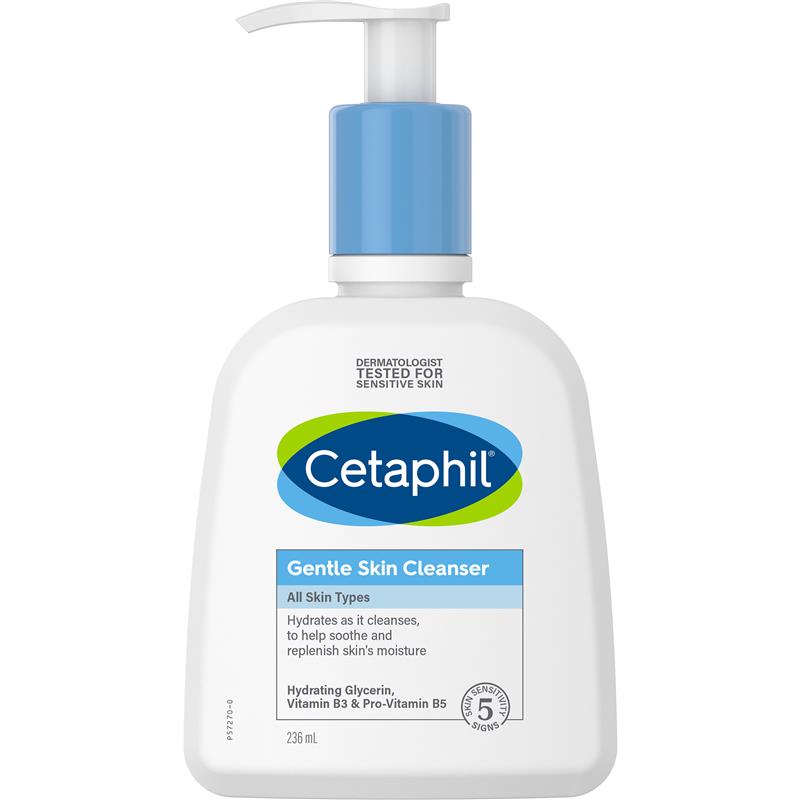 Cetaphil Gentle Skin Cleanser 236ml pump – for face and body