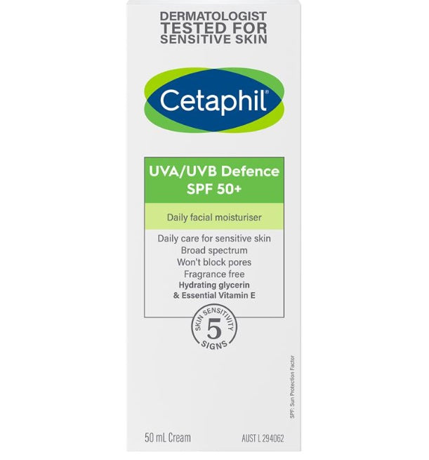 Cetaphil UVA/UVB Defence SPF 50+ 50ml