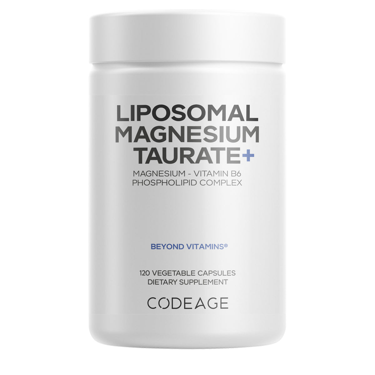 Codeage Liposomal Magnesium Taurate+ 120 Capsules