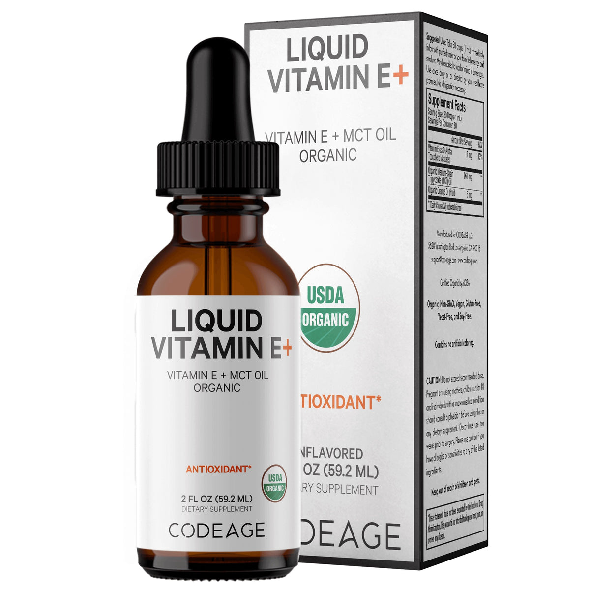 Codeage Liquid Vitamin E+ 59ml