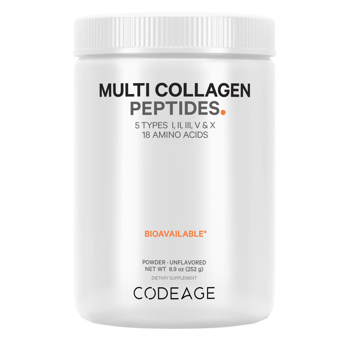 Codeage Multi Collagen Peptides Powder 252g