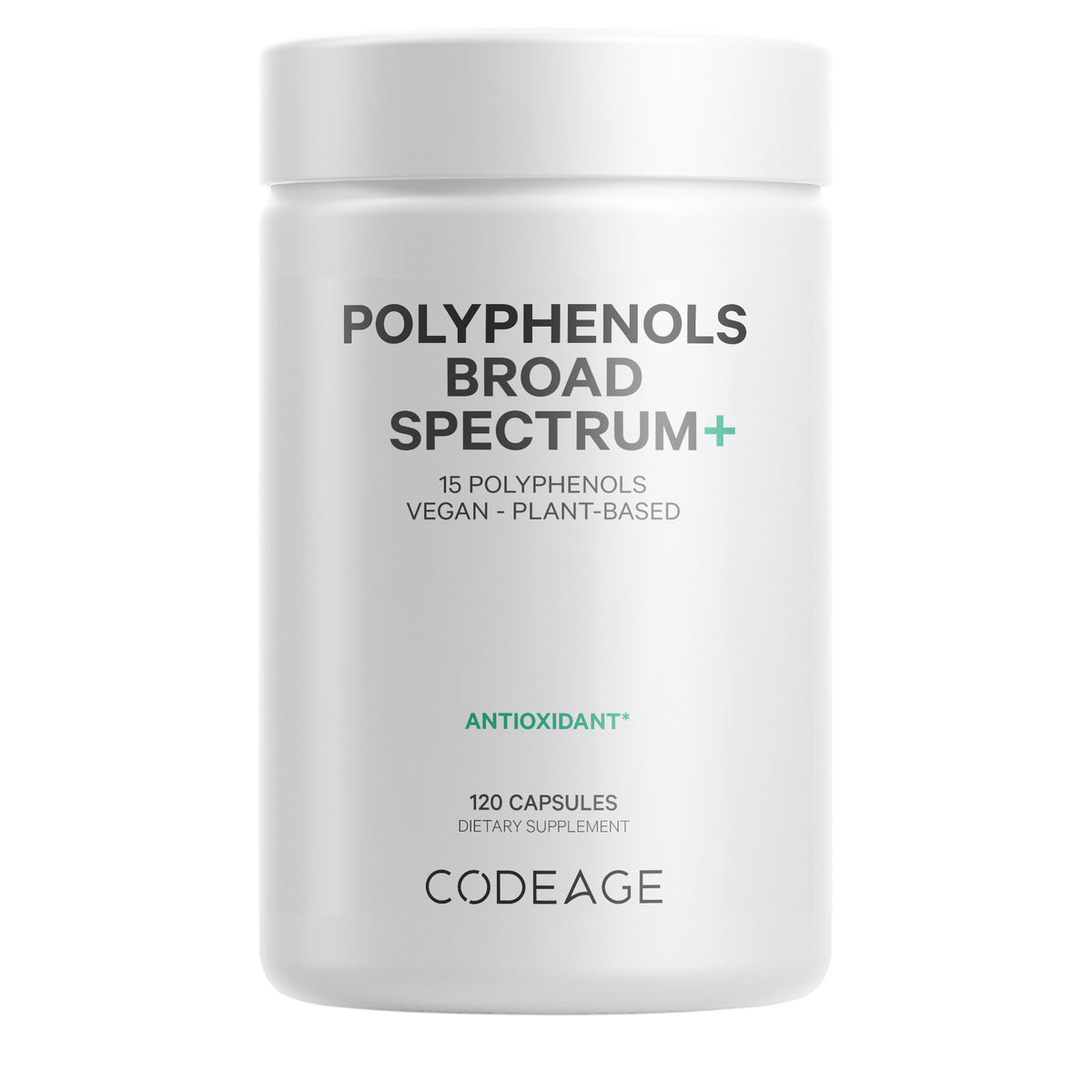 Codeage Polyphenols Broad Spectrum+ 120 Capsules