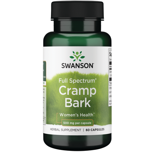 Swanson &ndash; Cramp Bark 500mg 60C