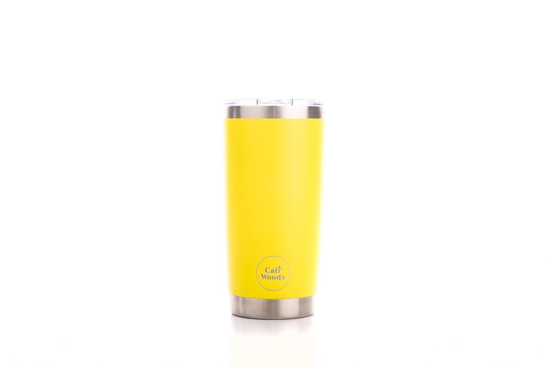 CaliWoods Insulated Tall Tumbler Small Fin Yellow 590ml