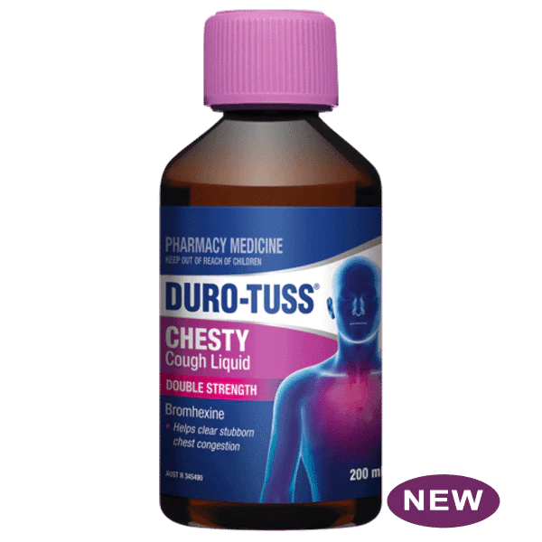 DURO TUSS Chesty Cough Liquid Double Strength - DominionRoadPharmacy