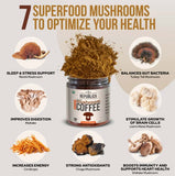 Decafe Instant Mushroom Coffee 35 Servings coffee,Decafe Coffee,Decafe Instant Mushroom Coffee,Multi vitamins,multivitamins,Mushroom Coffee,Rich in vitamins and minerals,vitamins,Vitamins & Supplements,vitamins and minerals,Vitamins and Supplements,vitami