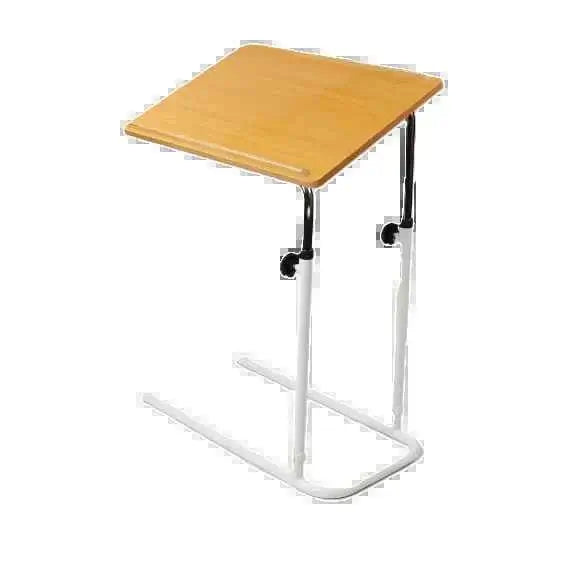 Allied Medical Divan Overbed Table adjustable overbed table,adjustable surface table,Allied Medical Divan Overbed Table,Divan Overbed Table,Overbed Table,Roma® U-base overbed table,Smooth-rolling castors,Table,Tilting top table