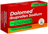 Dolomed Ibuprofen Sodium 256mg Tablets 96