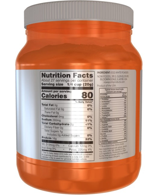 Egg White Protein Powder 544g