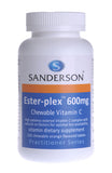 Sanderson Ester-plex Vitamin C 600mg Orange 55 Chewable Tablets