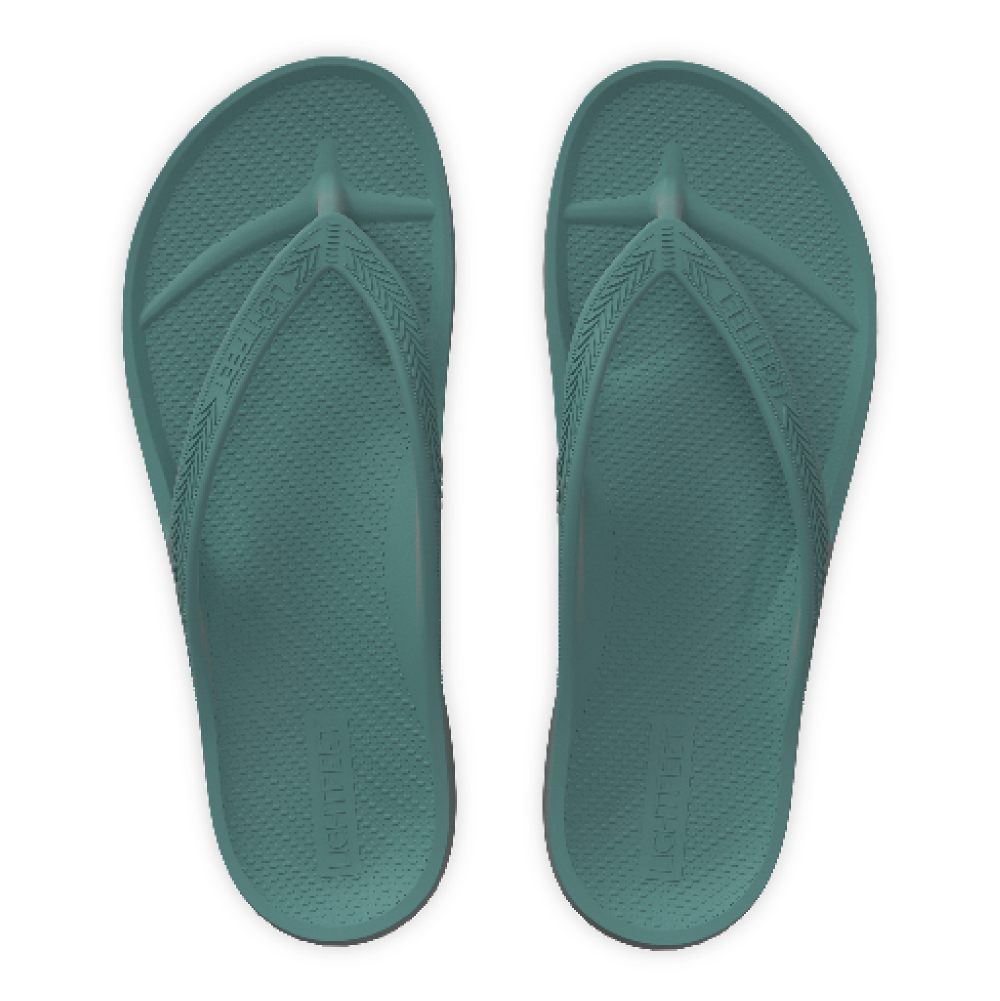 LightFeet Arch Support Jandals - Forest Green