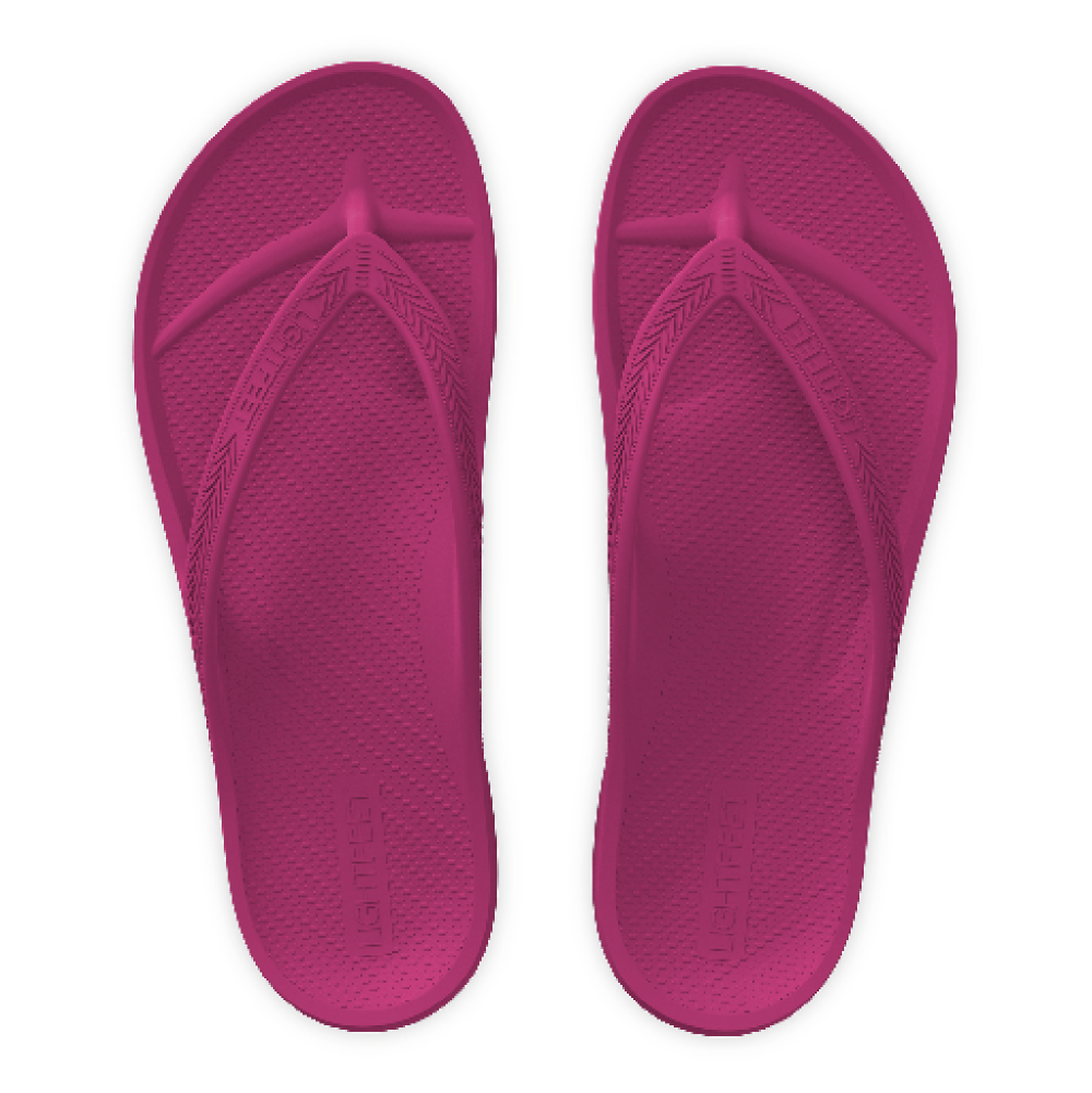 LightFeet Arch Support Jandals - Fuscia