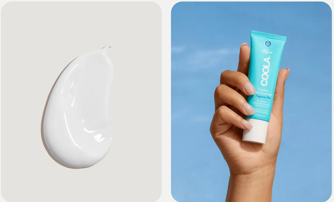 Coola Classic Face Sunscreen Lotion SPF50 Fragrance Free &amp; White Tea 50ml