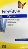 Abbott Freestyle Optium Blood Glucose Test Strips - Clearance Sale !