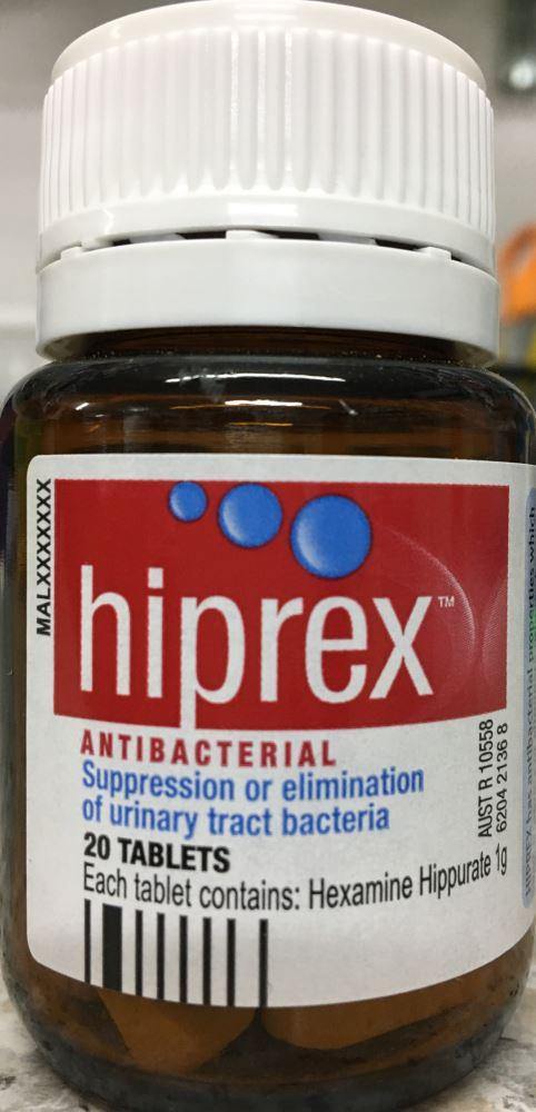 Hiprex 20 Tablets for Urinary Tract Infections - DominionRoadPharmacy