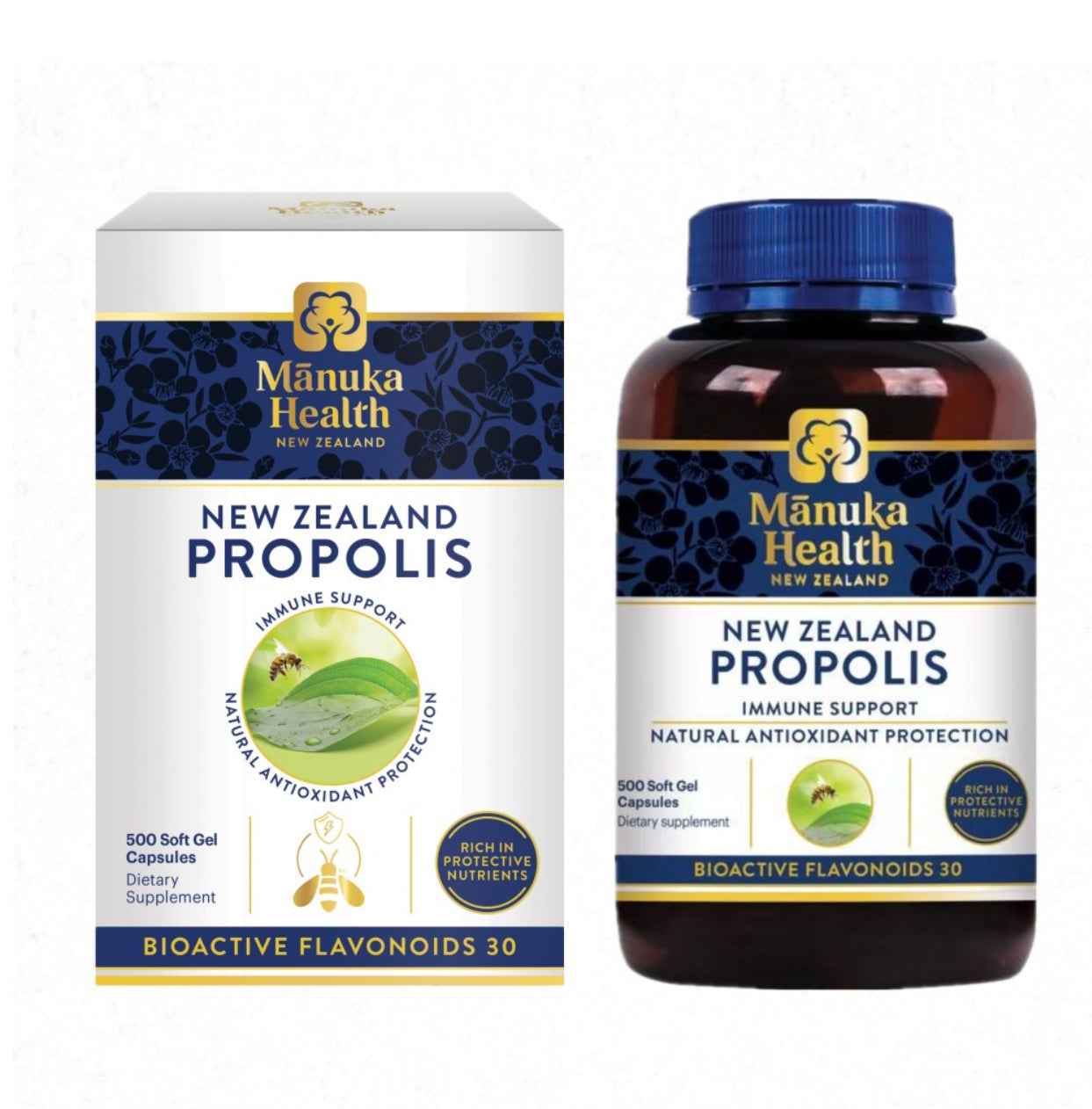 Manuka Health BIO30 New Zealand Propolis 500 softgel Capsules