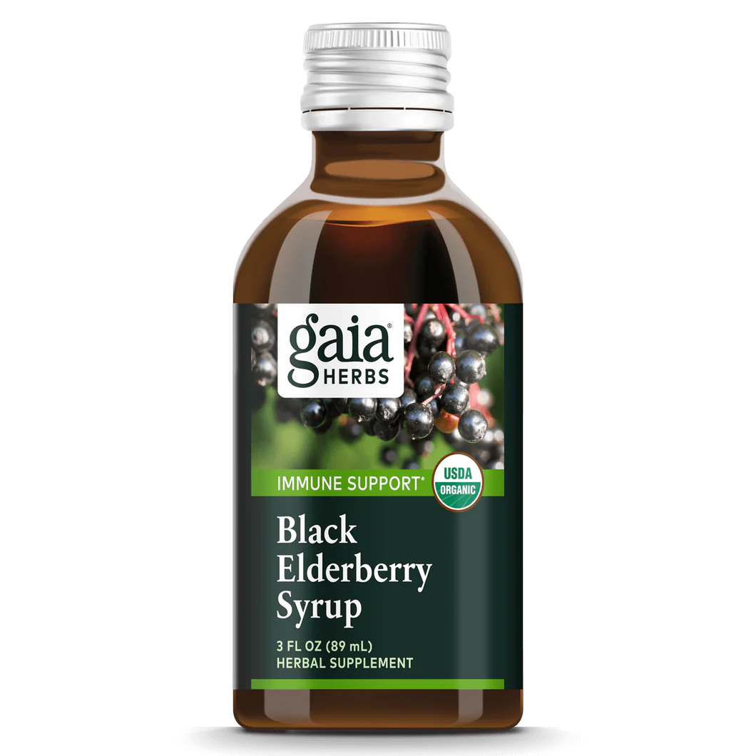 gaia Black Elderberry Syrup 89ml