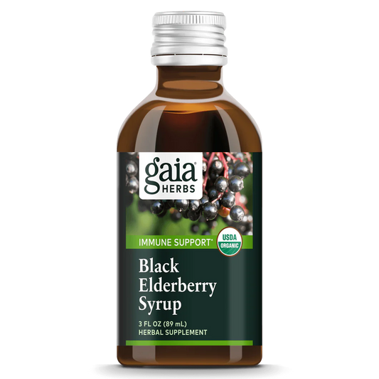 gaia Black Elderberry Syrup 89ml