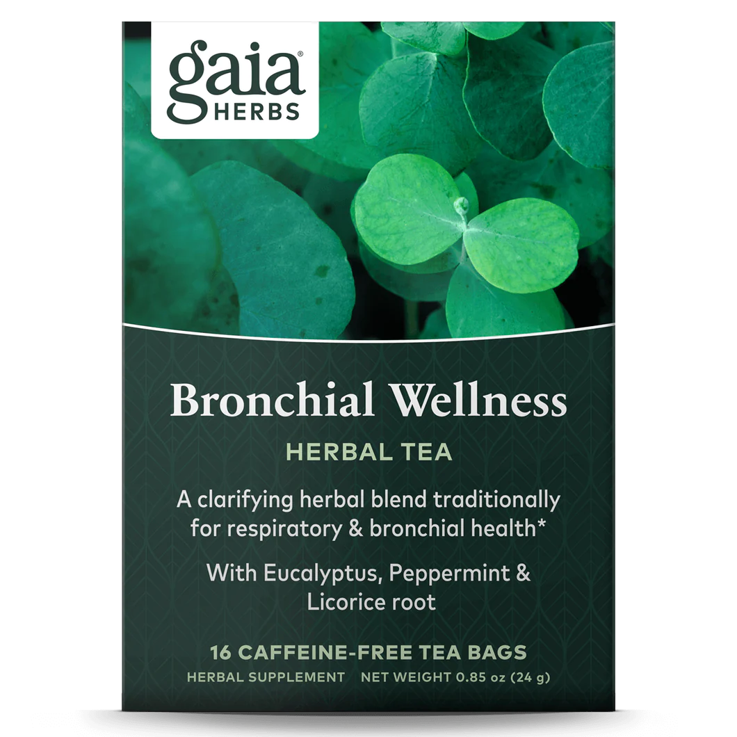 gaia Bronchial Wellness Herbal Tea 16 tea bags