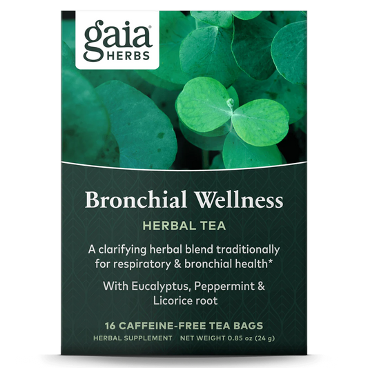 gaia Bronchial Wellness Herbal Tea 16 tea bags