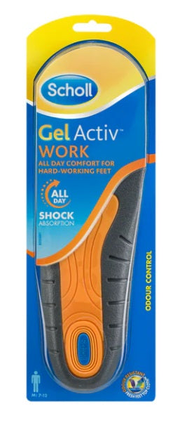 Scholl Gel Activ Work Insoles Men