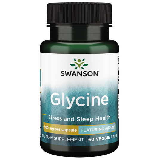 Swanson – Glycine – Ajipure® 500mg 60VC