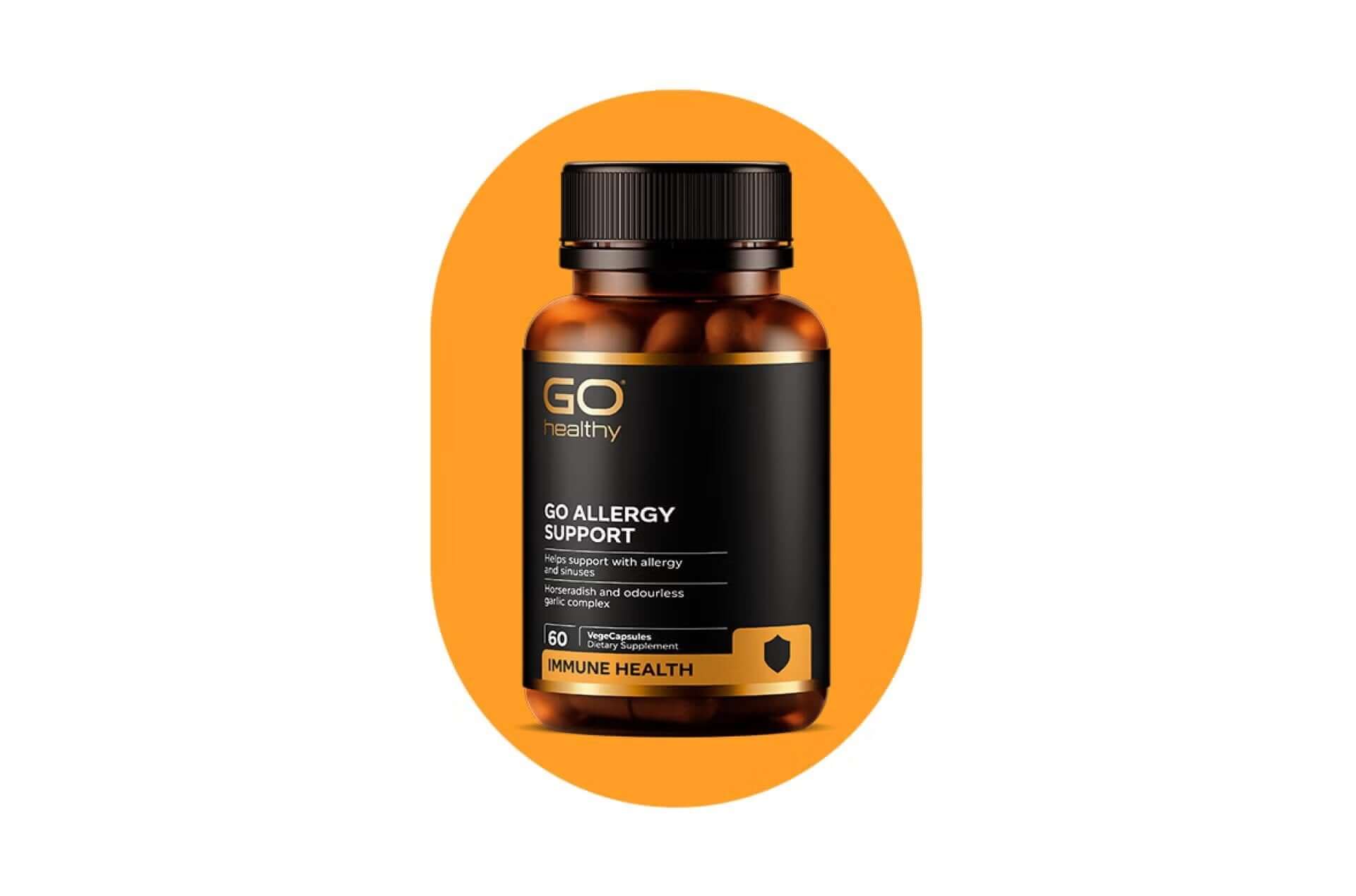 Go Allergy Support allergy,allergy and sinuses,Allergy Medicine,allergy relief,Allergy Support,Allergy tested,Categories: Allergy Support,Go Allergy,Go Allergy Support,Odourless Garlic,VegeCap Advantage