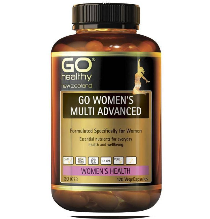 Go Healthy Go Women's Multi Advanced 120 vege capsules - Winter Super Sale ! Winter Super Sale !