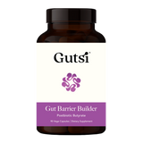 Gutsi Gut Barrier Builder 90 Capsules front label — Sodium Butyrate 400mg postbiotic supplement