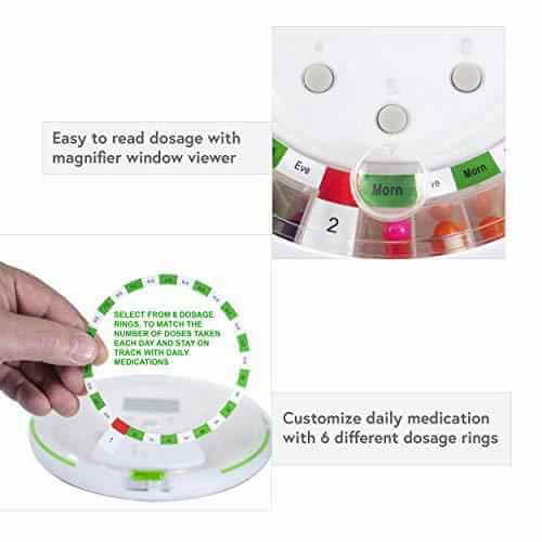 Home Medication Management Automatic Pill Dispenser Standard Version Audio & Visual Alerts Pill Dispenser,Audio &amp; Visual Alerts Pill Management,Automatic Pill Dispenser,Home Medication,Home Medication Management,Home Medication Pill Mgt,Human Voice Pi