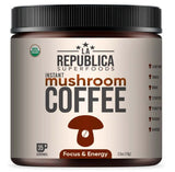 La Republica Instant Mushroom Coffee 35 Servings coffee,Decafe Coffee,Decafe Instant Mushroom Coffee,Multi vitamins,multivitamins,Mushroom Coffee,Rich in vitamins and minerals,vitamins,Vitamins & Supplements,vitamins and minerals,Vitamins and Supplements,