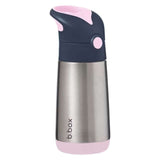 B.BOX Insulated Drink Bottle Indigo Rose Drink Bottle,Insulated Drink Bottle,Insulating double wall stainless stee,Silicone straw top bottle,water bottle