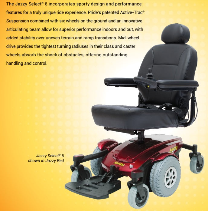 Pride Jazzy&reg; Select 6 Power Chair