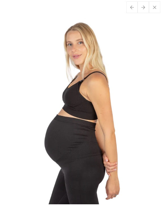 Allcare Supacore Pregnancy Support Leggings - Full Length Black (Jenny)