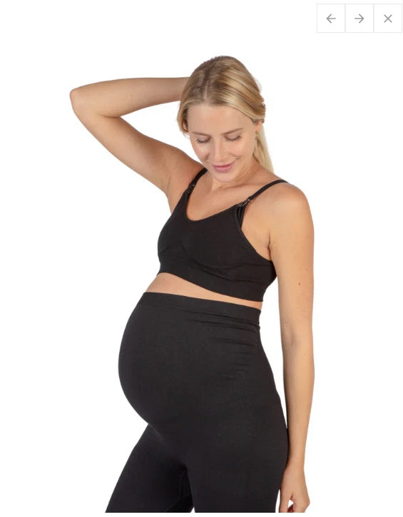 Allcare Supacore Pregnancy Support Leggings - Full Length Black (Jenny)