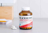 Blackmores joint formula glucosamine chondroitin 120 tablets for joint, cartilage, and bone health.