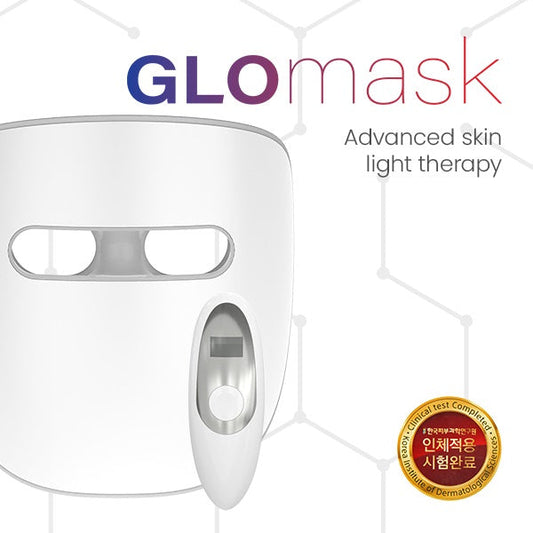 Glomask Salon-Grade LED Light Therapy Mask for At-Home Skin Rejuvenation