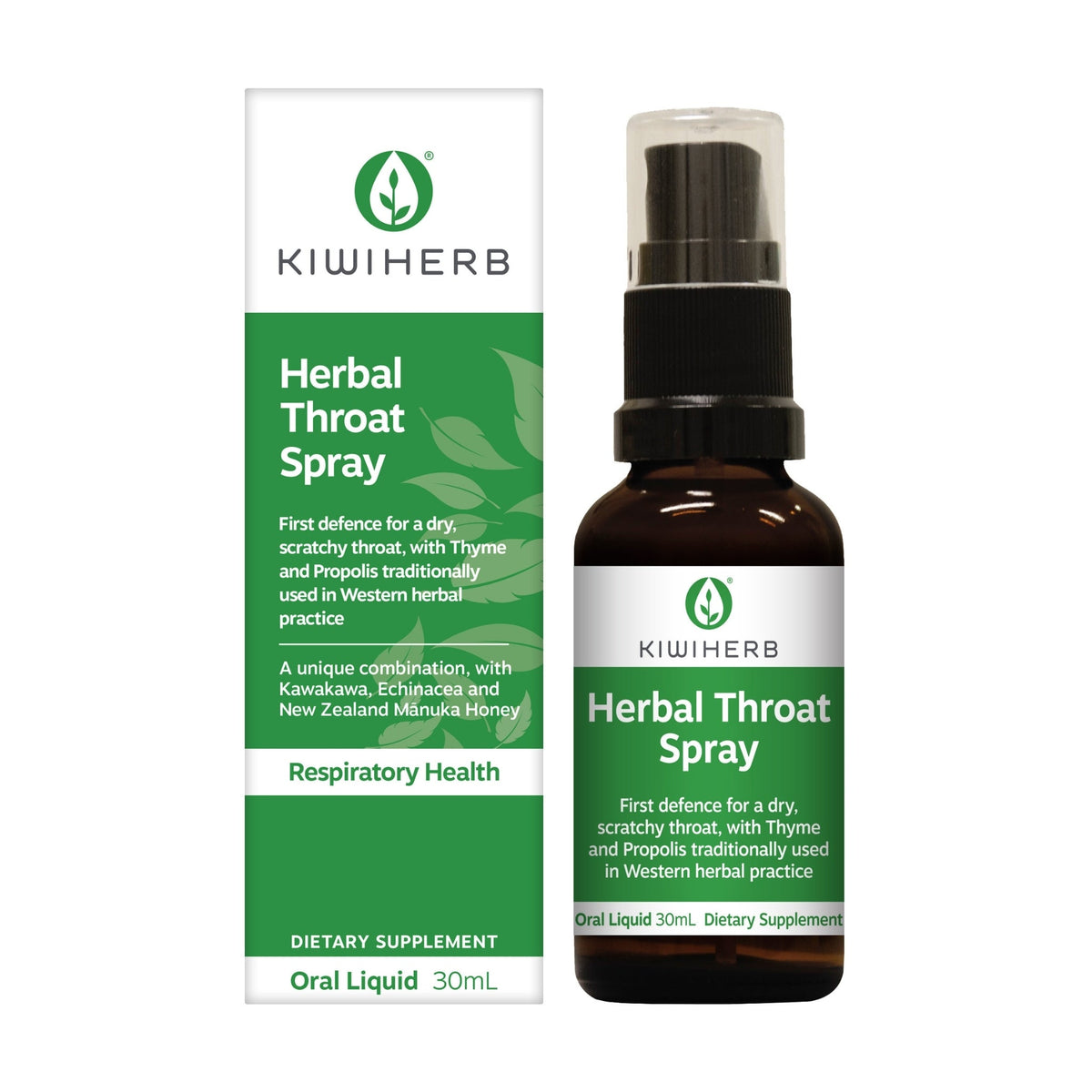 Kiwiherb Herbal Throat Spray 30mL