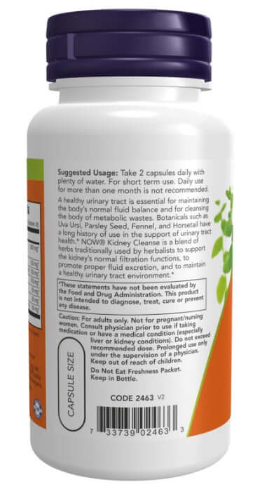 Now Kidney Cleanse 90VC cleansing the body of metabolic wastes,healthy bladder,healthy urinary tract,issues,Kidney Cleanse,kidney’s normal filtration functions,Urinary tract health