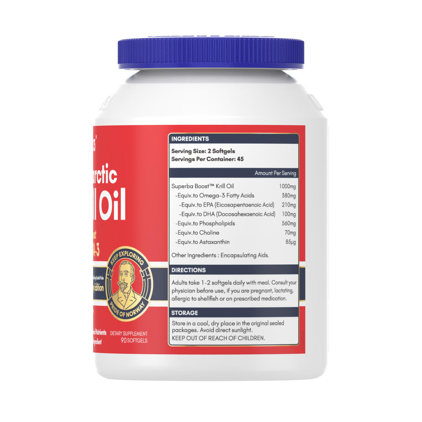 NYO3 Ultra Boost Antarctic Krill Oil 90 Softgels